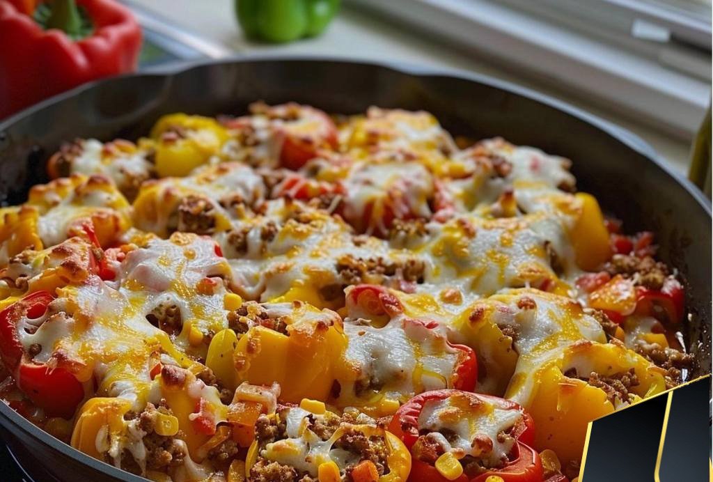 Easy Stuffed Pepper Casserole