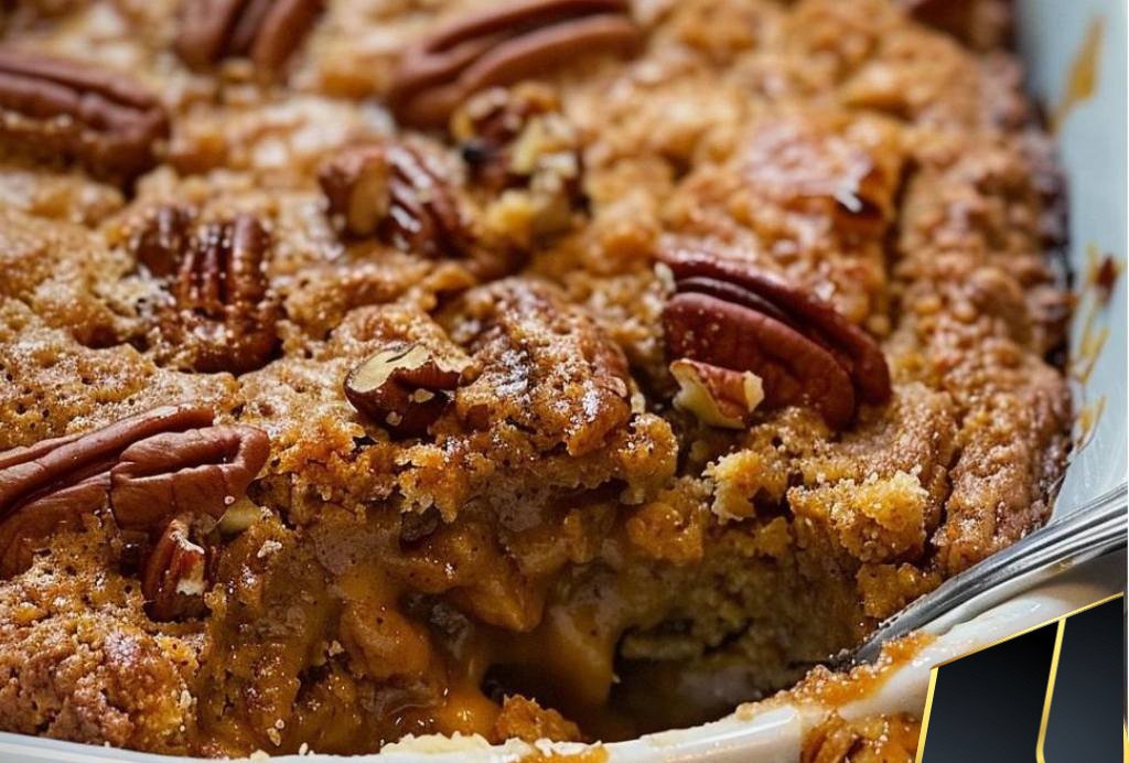 Pumpkin Pecan Cobbler