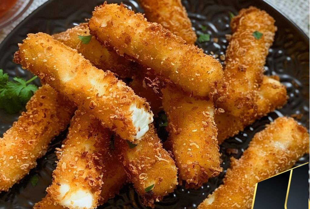 Homemade Fried Mozzarealla Sticks